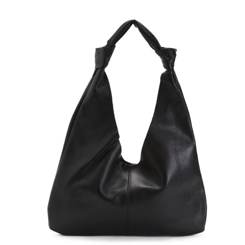 Italian Leather Hobo Bag VIOLA CASTELLANI Made in Italy Soft Unlined‎ Shoulder